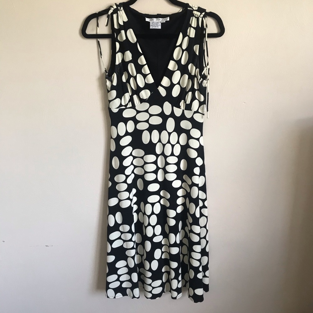 Black & White Patterned Dress